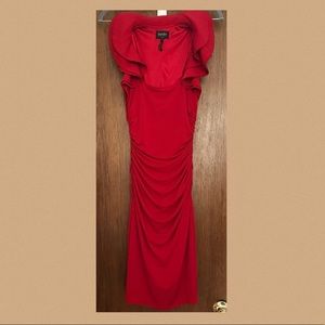 🔥SOLD🔥Laundry By Shelli Segal.Women’s Red Dress.